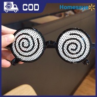 [Homesaya] Cosplay Glasses Vertigo Pattern Dizzy Eyeglasses Photo Props 60-100 pieces