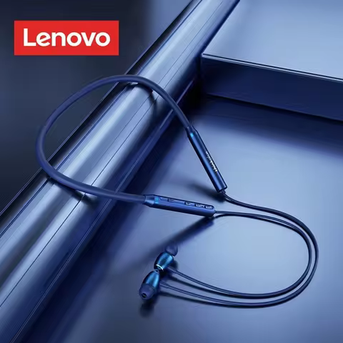 Origial Lenovo HE05X Ⅱ Magnetic Neck Strap Earphones Wireless Bluetooth V5.0 Neckband Headphones Wat
