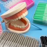 Orthodontic Imported Cleaning Toothbrush Interdental 100 Pieces Care Soft Bristle Box Tooth Steel Wi