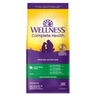 Wellness complete lamb & barley receipe 24lbs