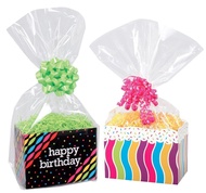 A1 Bakery Supplies Gifwrap Cellophane Bags Gift Warp Basket Bags Gift Basket Bags 10 Pack Bags only 