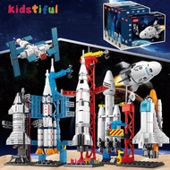 Space]o*pn:Rocket 3D Model Building Blocks Toys Christmas H'for'GKids