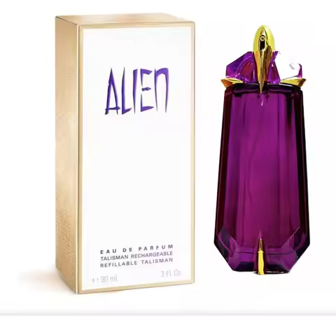 Mugler Alien Eau De Parfum for Women Floral Woody Perfume with Jasmine Wood Amber Long Lasting Fragr