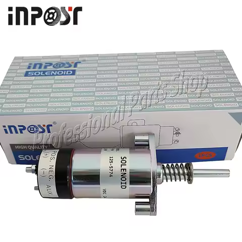 24V 125-5774 Fuel Stop Solenoid Valve 125-5774 24V 8C-9986 3E-9785 for CAT 3304 3406 3406B E330B E33