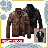jaket kulit lelaki motosikal men jacket baju original popular ss4522qq