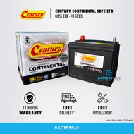 [ Installation Provided ] Q85 EFB | 115D23L Century Continental EFB Car Battery Bateri Kereta For Id