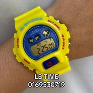GSHOCK ELECTRIC YELLOW SHOCKING COLOUR TRENDING DW6900 NB7/PL9 DIGITAL MEN WATCHES