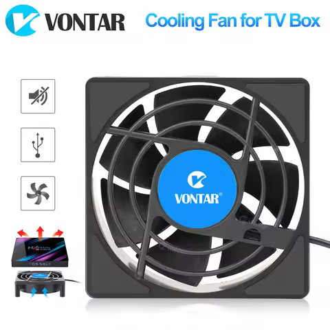 C1 Mini Cooling Fan for Android TV Box Mini PC cooler Set Top Box Wireless Silent Quiet Cooler USB P