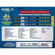 Paket JUARA J01 All channel K Vision Bromo Cartenz dan GOL K Vision