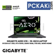 GIGABYTE AERO X16 AMD RYZEN AI 7 GEFORCE NVIDIA RTX 5050 DDR5 16GB 1TB PCIe4.0 COPILOT+ PC LAPTOP
