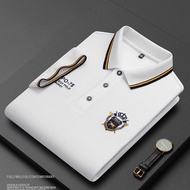 POLO Shirt Men Business Short-Sleeved T-Shirt Men Lapel Loose Large Size DX513