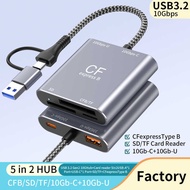 C F e x p r s s T y B/SD High Speed Card Reading U 3. 2G n-1 0g b H Hub
