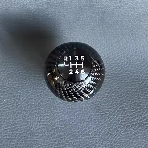 New 6 Speed Real Carbon Fiber Gear Shift Knob For Mazda MX5 MX-5 30 Years 100 Years Gear Shift Ball
