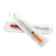Zhen 31G8mmU40U100 Insulin Syringe 1ml Disposable Needle Needle Tube Hormone Medical Beauty Syringe 