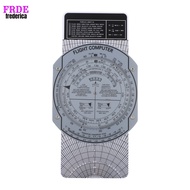 【FRDE】E6B flight computer aviation plotter slide rule for aviation flight training