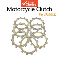 For CFMOTO CF250NK motorcycle parts, clutch plate friction plate kit, engine accessories Untuk CFMOT
