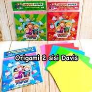 Davis origami paper 12 x 12 cm, 16 x 16 cm (2 sides) Davis origami folding paper/ (2 sides) DAVIS 2-