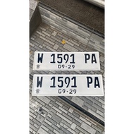 NEW STD FONT CAR NUMBER PLATE