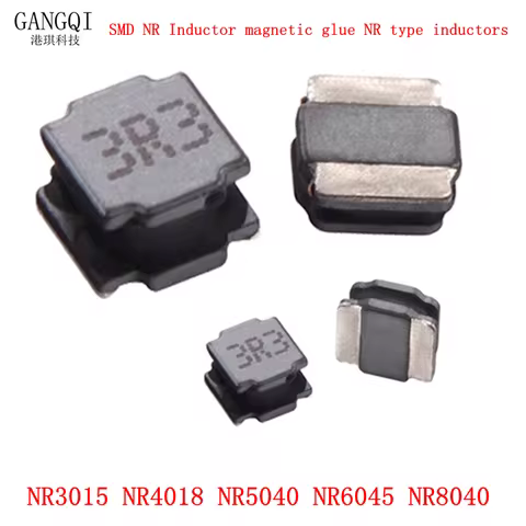 10PCS 10PCS SMD NR Inductor magnetic glue NR type inductors NR3015 NR4018 NR5040 NR6045 NR8040 1UH 4
