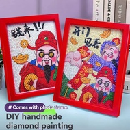 钻石画 新年 diamond painting murah painting diamond set God of Wealth Diamond Painting Children Diamond P