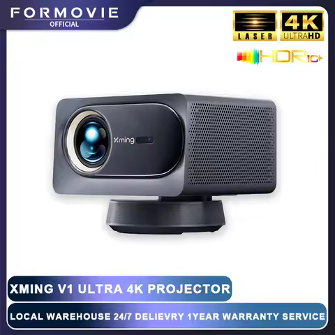 Formovie Xming v1 Ultra Projector Native 4K Laser Cinema Portable Mini LED 2+32GB Projector 700 CVIA