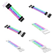 [freneci] Extension RGB Cable PSU Connector Adapter Extension Cable Sleeved Cables Supply Cable Exte