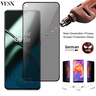 ฟิล์มกระจก ใช้สำหรับ กันเสือก ป้องกันคนมอง แบบเต็มจอ OnePlus ACE 3V 10T 9 8T Pro 7T 7 6T 6 Nord 4 2T