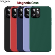 [Woo Fashion Case] เคสแม่เหล็กสำหรับ iPhone 6 6S 7 8 SE2 Soft TPU Case ใส่โลหะพอดีแม่เหล็กเจ้าของรถสำหรับ iPhone 12 11 Pro X XR XS Max