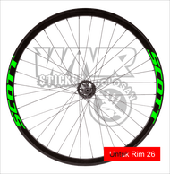 Sticker velg sepeda scott rim 26