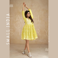 {**ส่งฟรี**} SMALL INDIA 👗 Season Must Have Rayon Dress ชุดเดรส 👗 Women Dress