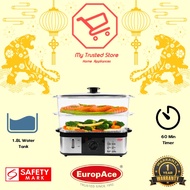 Europace 12L 2-in-1L Food Steamer EFS 2121W