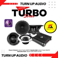 PAKET AUDIO MOBIL VENOM TURBO FULL SET POWER 4CH SUBWOOFER SPLIT - DerilStore5