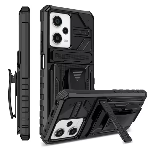 Fit Redmi Note 11 4G ShockProof Heavy Duty Armour Tough Stand Case With Belt Clip For Redmi Note 11s