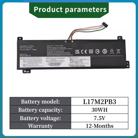 Factory Direct! L17M2PB3 L17L2PB4 L17M2P83 L17M2PB4 Battery For Lenovo V130-15IKB V130-15IGM V330-15