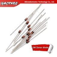100pcs 1W Zener diode DO-41 3V 3V3 3V6 3V9 4V3 4V7 5V1 5V6 6V2 6V8 7V5 8V2 9V1 10V 11V 12V 13V 1N473