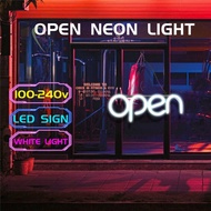 Le Lampu Neon Led Tulisan Open Untuk Dekorasi Dinding