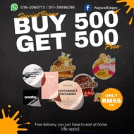 Sticker 500 PERCUMA 500