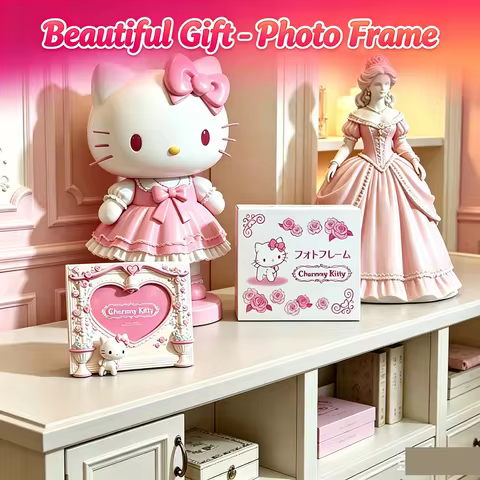 Charmmy kitty Picture Frame European Style Resin Flower Photo Frame Oval Rectangle Shape Frames for 