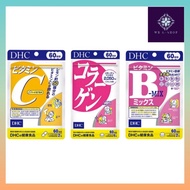 DHC Vitamin B-MIX+Vitamin C+Collagen 60 Day วิตามินบีรวม+วิตามินซี+คอลลาเจน DHC 60 วัน (สินค้าแท้ นำเข้าจากญี่ปุ่น 100%)