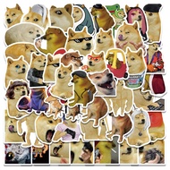 50PCS Funny Dog DOGE Meme Graffiti Stickers For Phone Laptop Luggage Motorcycle Car Decal