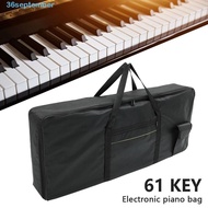 SEPTEMBER Keyboard Bag, 61/76/88 Key Waterproof Instrument Keyboard Case, Durable Anti Shock 600D Oxford Thicken Piano Storage Bag Musical