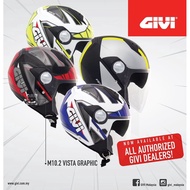 GIVI M10.2 VISTA D/VISOR HELMET MULTI COLOUR DOUBLE VISOR OPEN FACE HELMET