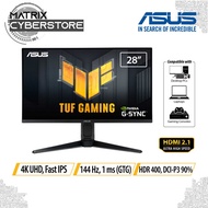 ASUS TUF Gaming VG28UQL1A HDMI 2.1 Gaming Monitor — 28-inch 4K UHD Fast IPS 144Hz 1ms GTG G-Sync