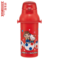 Peko牛奶妹 x Hello Kitty 抗菌 直飲式兒童塑膠水壺 480ml | 日本製造 | 平行進口