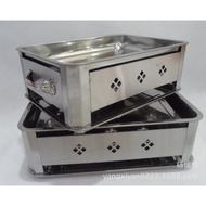 Jiayifa Stainless Steel Charcoal Grilled Fish Oven Square Grilled Fish Rack Home Use Grilled Fish Ov