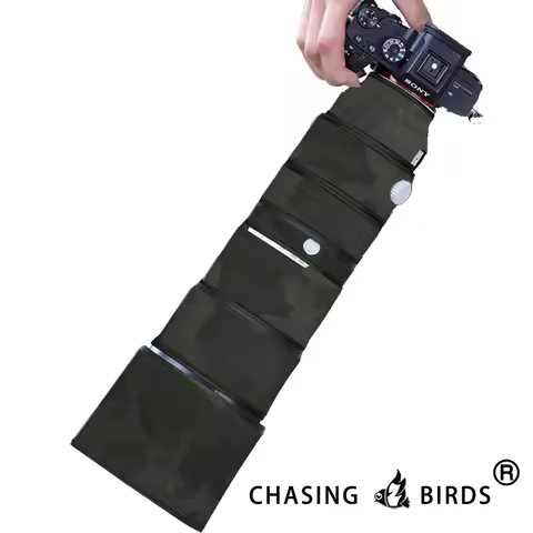 CHASING BIRDS Camouflage Waterproof Lens Coat for Sony FE 200-600mm F5.6-6.3 G OSS Rainproof Lens Pr