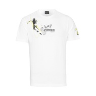 EA7 Summer Pure Cotton Round Neck Printed T-Shirt for Men