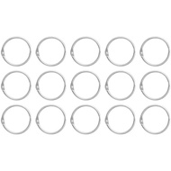 10 Pack 2 Inch Loose Leaf Binder Ring, Stainless Steel Metal Binder Rings for School, Scrapbook, Not
