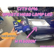 HONDA CITY 2014-2017 GM6 H11 HEAD LAMP LED （ PEGASUS V1 Low beam led ）PEGASUS LED 35w 9000LM 4300K /