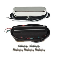 FLEOR 2PCS TL กีตาร์ Pickup ชุด Alnico 5 คอ Pickup + Hot Dual Rails Humbucker Bridge Pickup สําหรับ